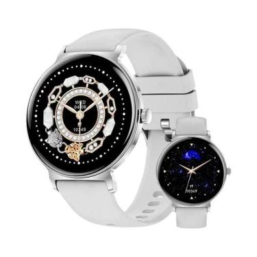 Imagem de Smartwatch Feminino Ultra Fino Com Tela Sensível Ao Toque Completa LIG
