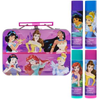 Imagem de Conjunto de protetor labial Townley Girl Disney Princess Swirl com estanho, 5 peças