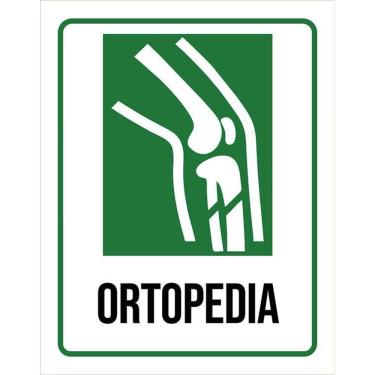 Imagem de Placa Sinalização Hospitalar Ortopedia 36X46