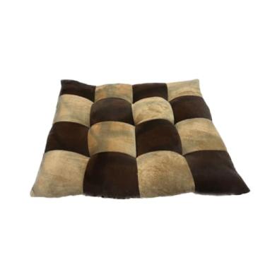 Imagem de Cama Pet 1x1 Metro Confortável Colchonete para Cachorro Grande (MARROM/AVELÃ)