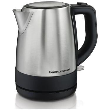 Imagem de Chaleira Elétrica 1 L, Aço Inoxidável, 110v, HAMILTON BEACH 40998, Prateado