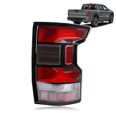 Imagem de Luz traseira de LED compatível com Nissan Frontier 2022 2023 Conjunto de lanterna traseira direita lâmpada de freio do lado do passageiro substitui 265509BU1A