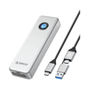 Imagem de Gabinete RGB ORICO NVME De 8TB USB 3.2 Gen 2 X 2 Adaptador PCIe M Key 