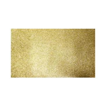 Imagem de Eva Com Glitter 5 Folhas 40X60Cm Artesanato - Prata Festas (Dourada)