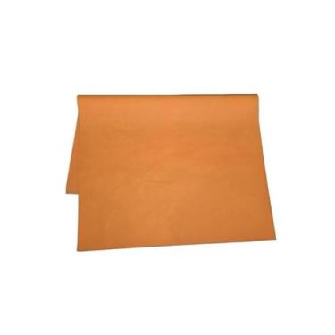 Imagem de Papel de seda 100 folhas, colorido 17,5 x 25 cm - Embalagem de roupas, embalagem de pipas (Laranja)