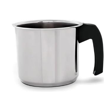 Imagem de Fervedor Leiteira Aço Inox 1,25l Suprema em Aço Inox - Para Ferver Leite, Água e Chá - Alta Condutibilidade de Calor