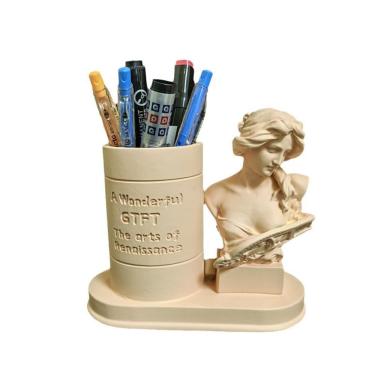 Imagem de Porta-canetas de resina Porta-lápis Pen Pot Desktop Organizer