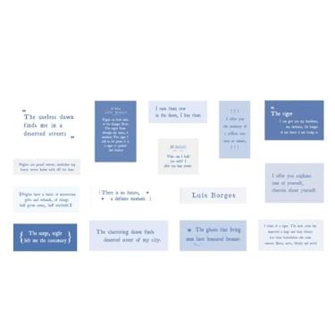 Imagem de Papéis para scrapbooking Almofada de papel para diário decorativo 45 folhas de papel sulfato premium para manuais, álbuns de fotos, projetos de artesanato, padrões coloridos, (Azul)