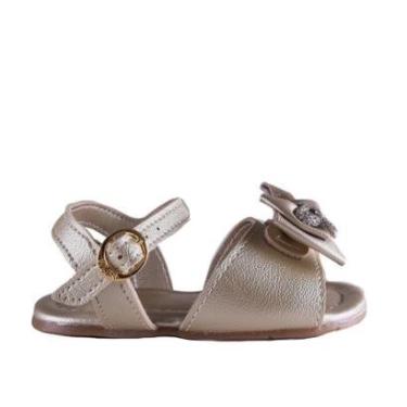 Imagem de Sandália Infantil Menina Klin 515.240 Dourada-Feminino