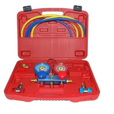 Imagem de Manifold p/ Gás de Ar Condicionado - DM FERRAMENTAS