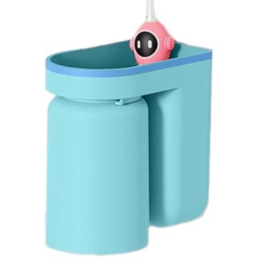 Imagem de Suporte para escova de dentes, suporte adesivo para escova de dentes de parede,Porta-copos de dente de banheiro adesivo potável - Organizador de acessórios de banheiro montado na parede para pasta de