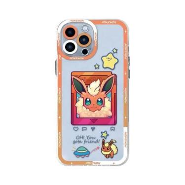 Imagem de Capa De Telefone Transparente Cute Eevee Para iPhone 6S 7 8 plus 11 pr