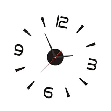 Imagem de GLOGLOW Relógio de Parede Diy, Design Acrílico Sem Moldura, Relógio Pequeno 3d Elegante para Decoração de Sala de Estar e Quarto, Decoração Diária