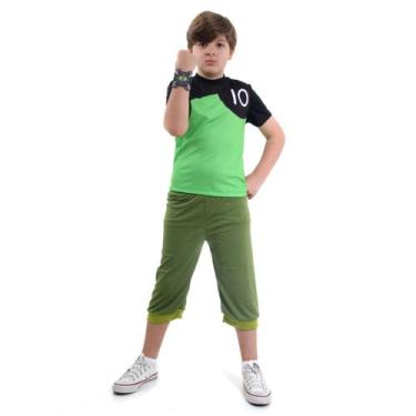 Imagem de Fantasia Ben 10 Infantil Luxo - Original - Cartoon, Unica, P