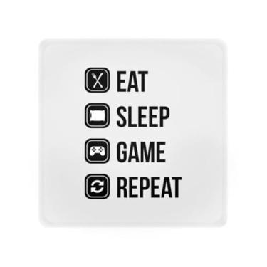 Imagem de Luminária Box Slim LED USB – Eat, Sleep, Game, Repeat