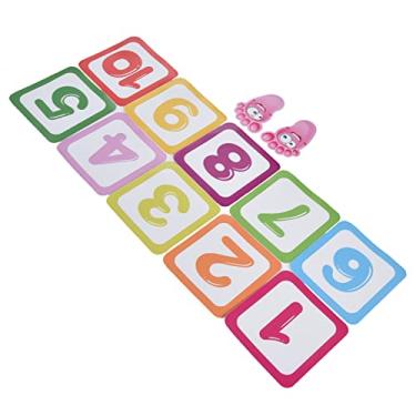 Imagem de HEEPDD Adesivo de Chão de Jogo, Habilidades Motoras, Aprendizagem Interativa para Crianças, Uso Em Sala de Aula e Berçário Adesivo de Chão de Jogo, Material de PVC, Melhora a Decoração da Casa