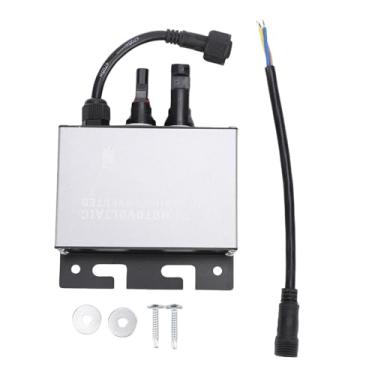 Imagem de RiToEasysports Inversor Solar, Microinversor Grid Tie de Liga de Alumínio 105W para Sistemas Fotovoltaico Doméstico