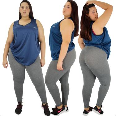 Imagem de Regata Feminina Fit Plus Size Fitness Academia-Feminino