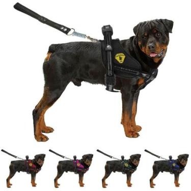 Imagem de Peitoral Para Cachorro Com Regulagem Para Raças Pequenas Médias E Gran