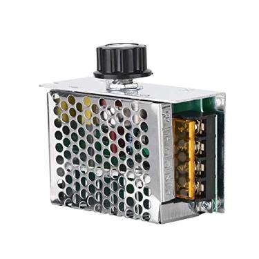 Imagem de Estink Regulador de Tensão AC 4000W, Controlador de Velocidade e Temperatura Com Tensão Ajustável 10V-220V e Design de Dupla Capacitância, para Forno Elétrico, Aquecedor de Água,