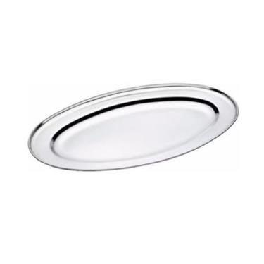 Imagem de Travessa Bandeja Oval 20cm em Aço Inox (Ideal para Servir Porção) (4)