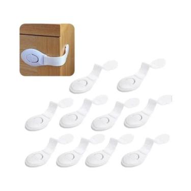 Imagem de Travas De Segurança Para Armários 10pcs Protetor À Prova De Bebês Para