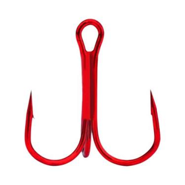 Imagem de Anzóis De Pesca Gamakatsu Vermelhos 15 Peças Curvados Com Espinhos De 