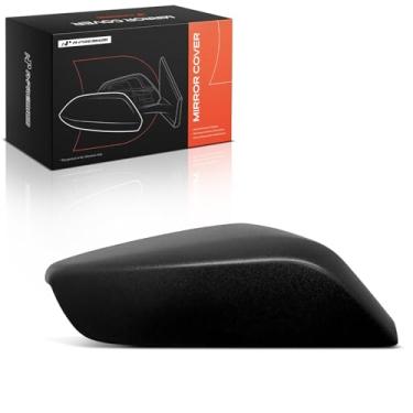 Imagem de A-Premium Tampa do espelho retrovisor do lado direito do passageiro compatível com Chevrolet Malibu 2016-2025 - preto texturizado, tinta para combinar