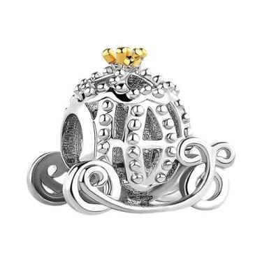 Imagem de Pingente De Halloween Em Prata Esterlina 925 Com Caveira E Teia De Ara