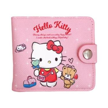 Imagem de Carteira De Moeda Em Couro PU Sanrio Hello Kitty Para Crianças, Porta-