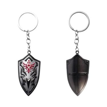 Imagem de Chaveiro Do Escudo Hylian Breath of the Wild Com Espada Mestra, Olho D