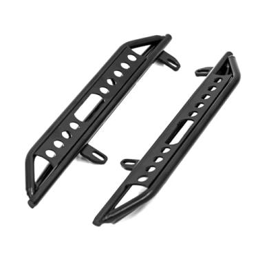 Imagem de MYHWDRNU Peças de carro RC compatíveis com Axial para SCX10 para JLU para Wrangler 1/10 RC Crawler Car Upgrade Parts Metal RC para Rock Sliders Pedal lateral