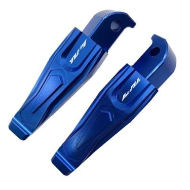 Imagem de Anti-derrapante Pedais de apoio para os pés do passageiro traseiro, para yzf r1 yzfr1 YZF-R1 2000-2019 2018 2017 2016 2015 2014(Azul)