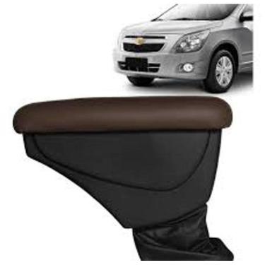 Imagem de Apoio de braço Cobat sintético marrom com costura marrom