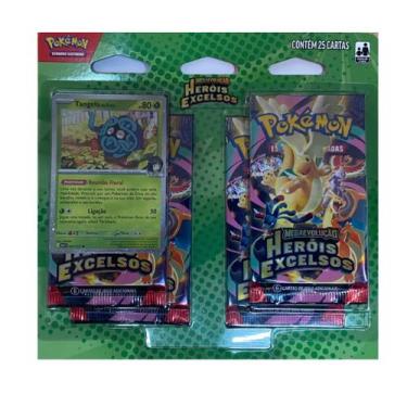 Imagem de Pokémon TCG Quadruplo Herois Excelsos Tangela da Erica Copag