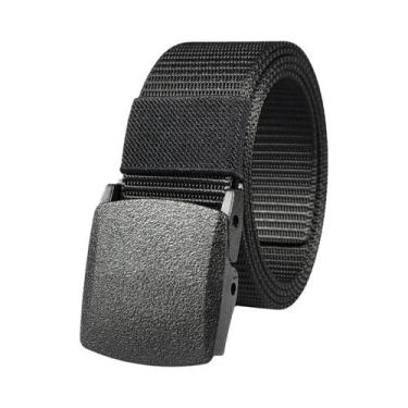 Imagem de Cinto Tático De Nylon Branco Com Fivela Automática Para Homens E Mulhe