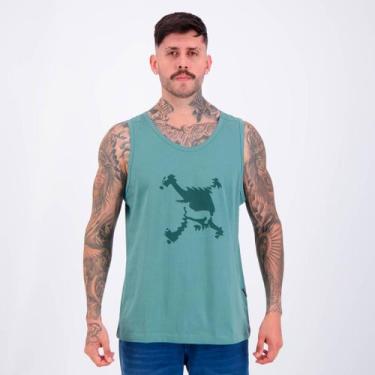 Imagem de Regata Oakley Skull Heritage Tank Verde, M
