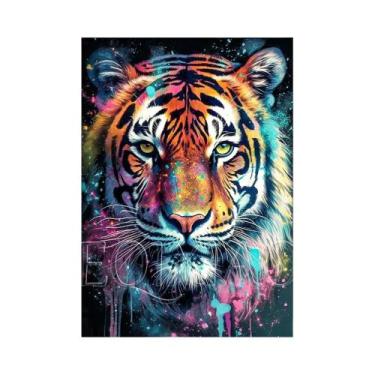 Imagem de Pintura Diamante De Animais (Gato, Cão, Cisne) Com Bordado Completo De