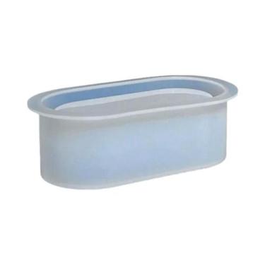 Imagem de Molde De Silicone Para DIY: Vaso De Suculentas Elíptico, Caixa Retangu
