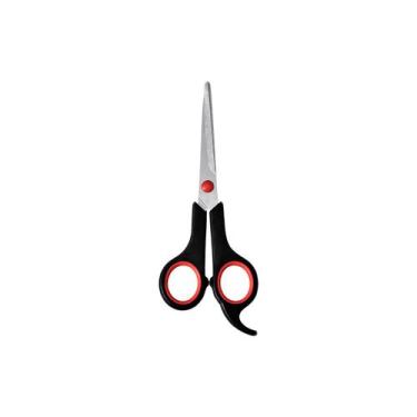 Imagem de Tesoura Cozinha Multiuso Culinaria Inox Preto Vermelho 18cm - INGA