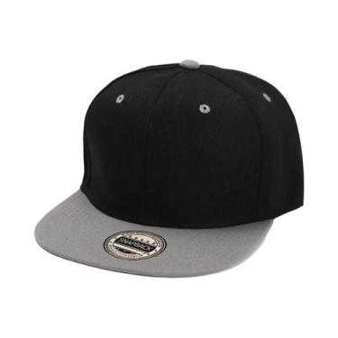 Imagem de Boné Unissex Com Aba Reta Em Cores Contrastantes, Proteção Solar, Moda