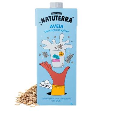 Imagem de Leite de Aveia Natuterra 1L | Bebida Vegetal de Aveia Plant Based Sem Adição de Açúcar | Bebida sem lactose, colesterol e soja, fonte de cálcio | Perfeito para café, smoothies e criações culinárias