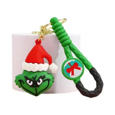 Imagem de Chaveiros De Esmalte Com Tema De Natal: Árvore, Guirlanda E Papai Noel