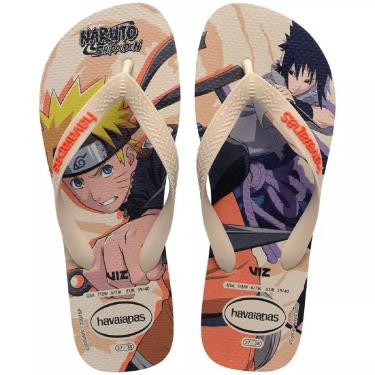 Imagem de Chinelo Masculino Havaianas Top Naruto Areia-Masculino