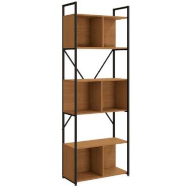 Imagem de Estante para Livros Livreiro 6 Prateleira 3 Nichos Kappesberg Industri
