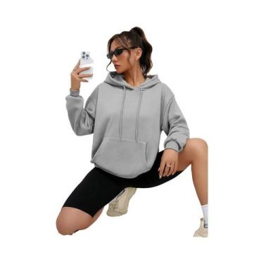 Imagem de Moletom Feminino Multicolorido Com Capuz, Moda Casual De Outono, Stree