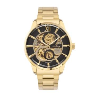Imagem de Relógio Technos Masculino Automático Dourado G3265AQ/1P