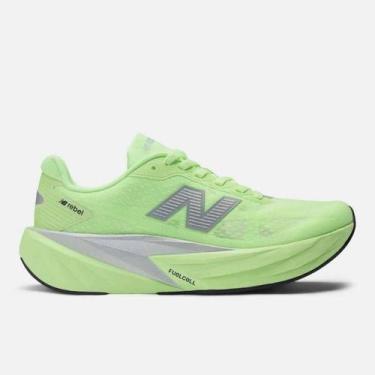 Imagem de Tênis New Balance Fuelcell Rebel V5 - Feminino - Verde, 37
