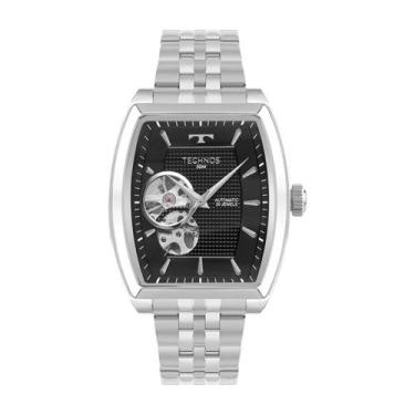Imagem de Relógio Technos Masculino Automatico Prata G3265AX/1P