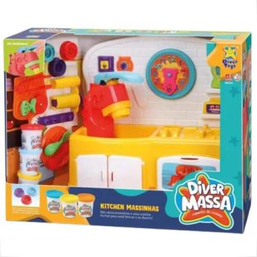 Imagem de Cozinha c/ Maquina de Massinha Diver Massas Diver Toys
